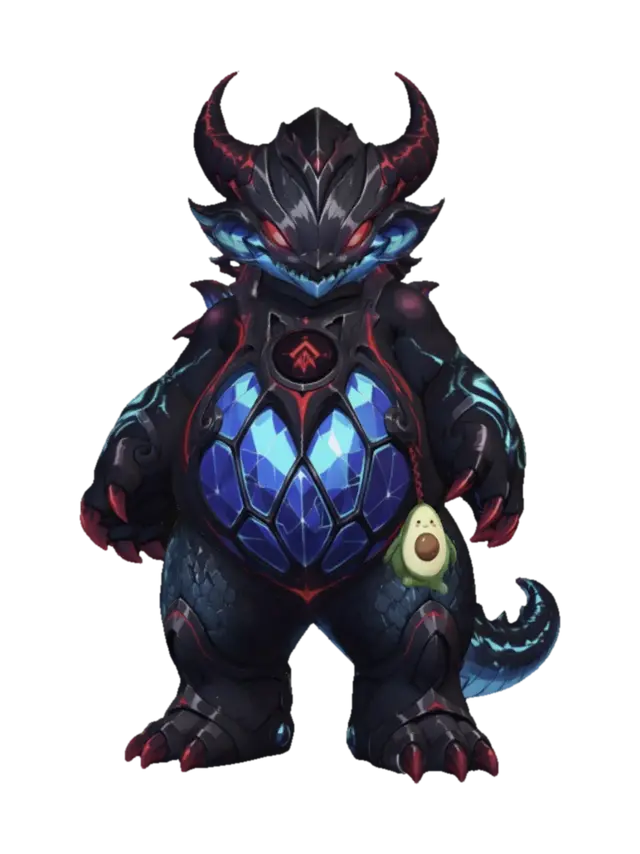 3D model for Azure Emberwyrm