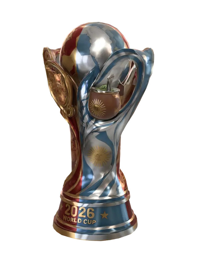 3D model for Fusion of Nations World Cup 2026 Trophy