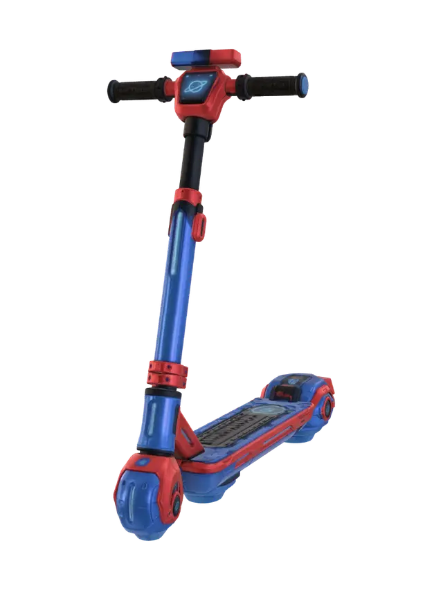 Sky Patrol Scooter 3D model, vytvořený pomocí AI