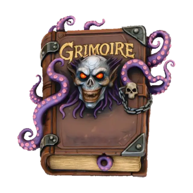 3D model for Grim Grimoire, #Halloween2025#