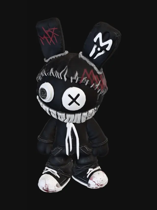 3D model for Midnight Stitch Bunny