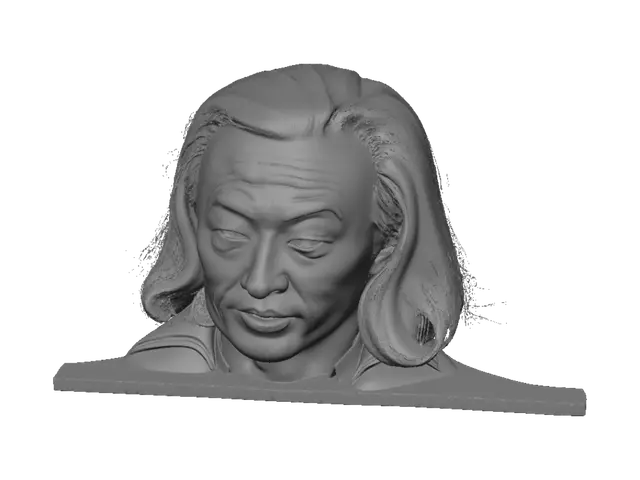 3D model for Soft Gaze in Warm Light