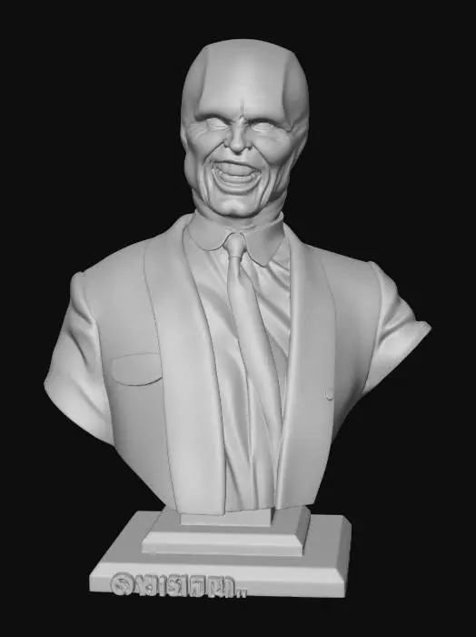 3D model for Grinning Green Mask