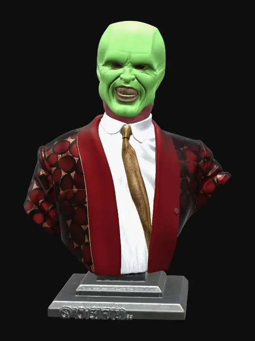 3D model for Grinning Green Mask