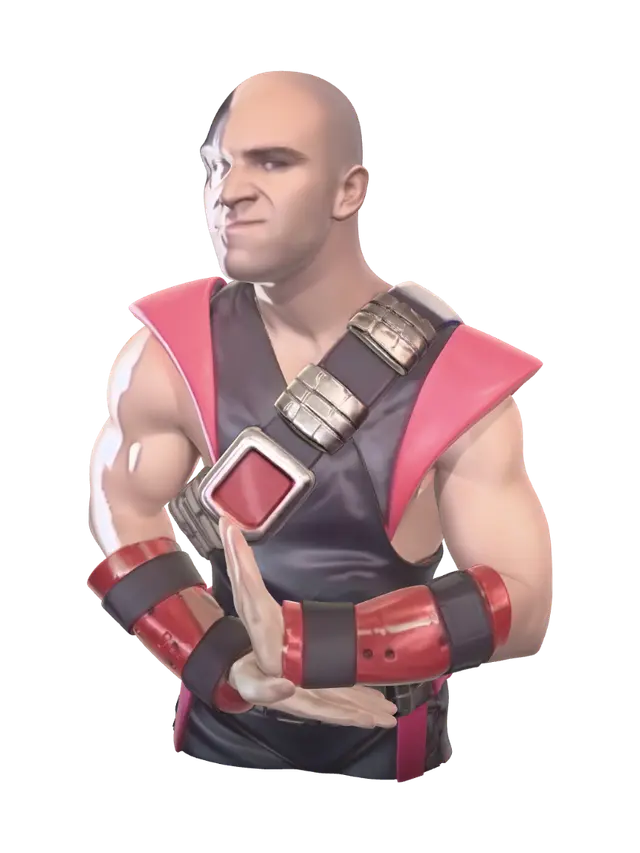 3D model for Half-Masked Gladiator