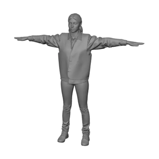 3D model for Arms Outstretched in a High-Visibility Vest
