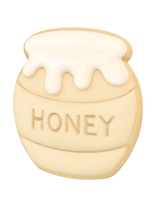 pote de mel - Cookie 3D model, vytvořený pomocí AI