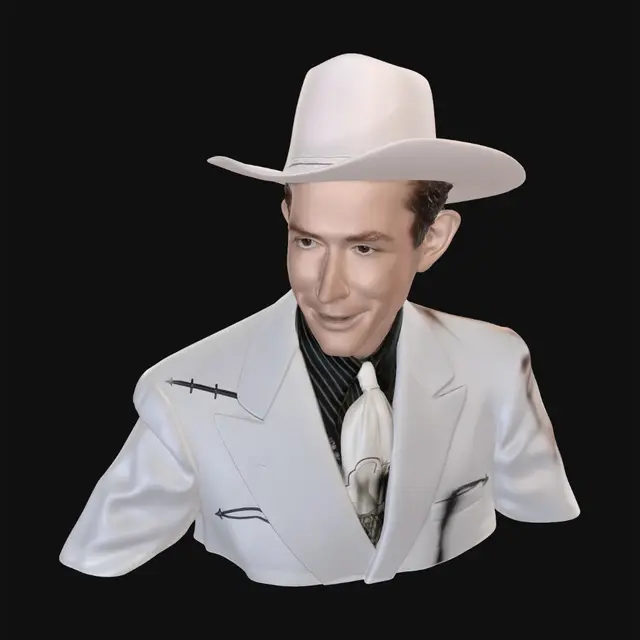 3D model for White Hat Portrait