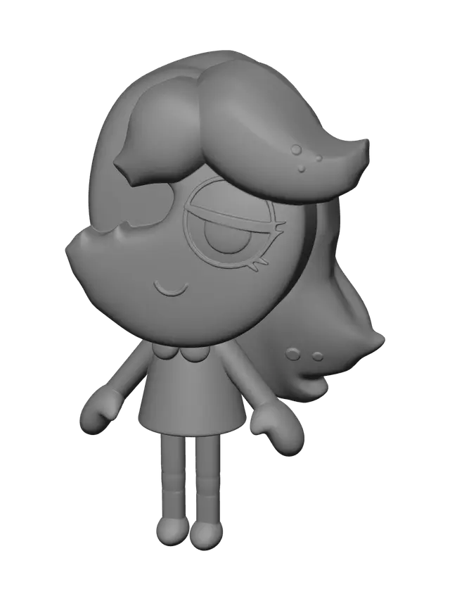 3D model for Low-Poly Ginger Dw