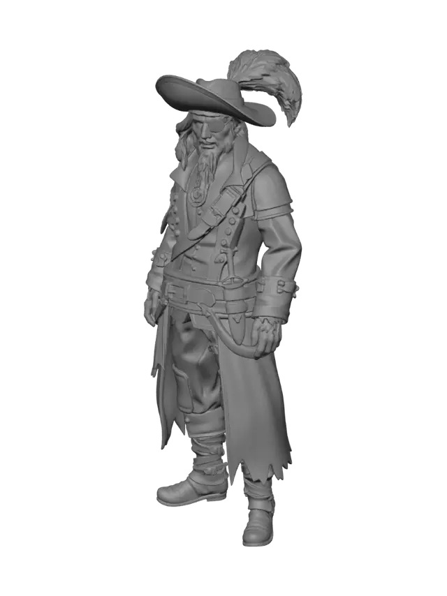 3D model for Blue-Feathered Buccaneer