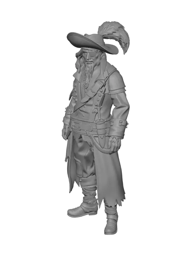 3D model for Blue-Feathered Buccaneer