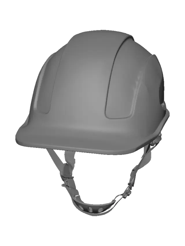3D model for White Safety Hard Hat
