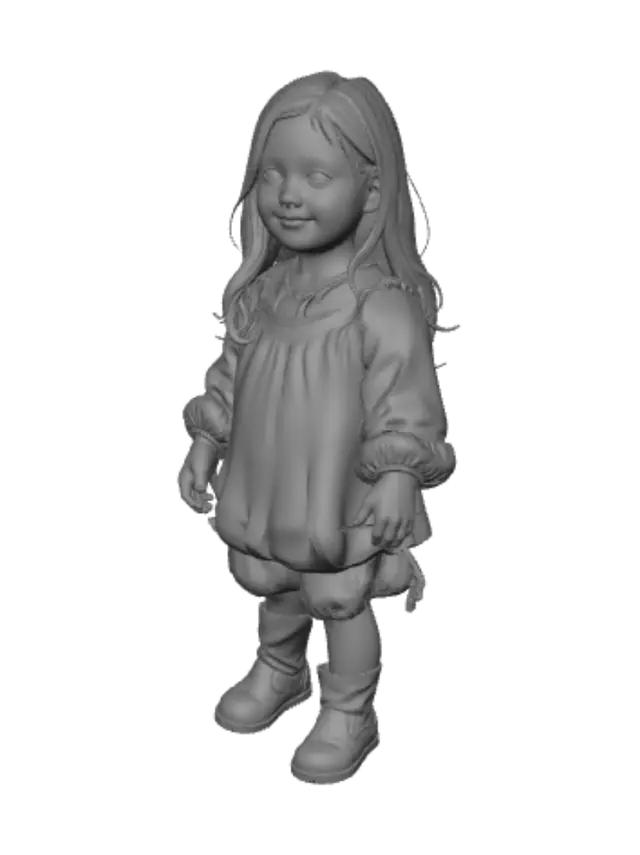 3D model for Pastel Princess in White