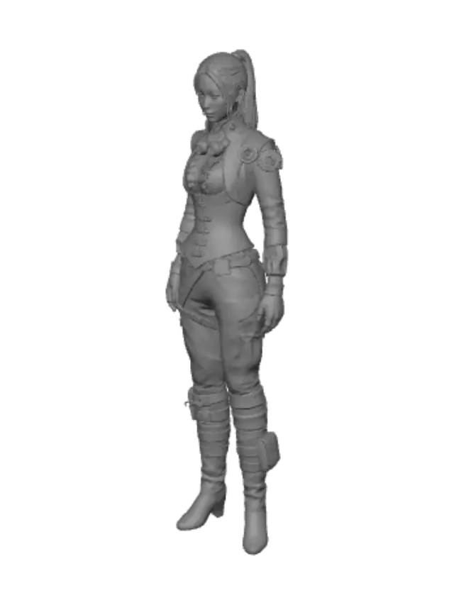 3D model for Steampunk Adventurer