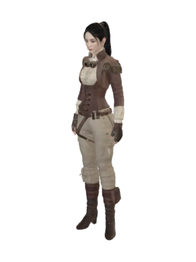 3D model for Steampunk Adventurer