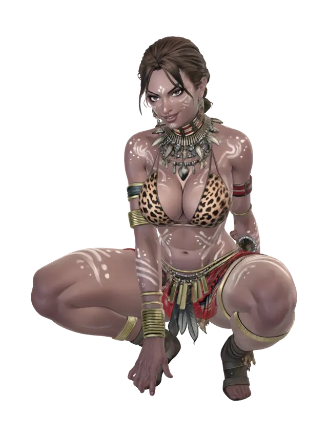 3D model for Leopard Amazon Seductress