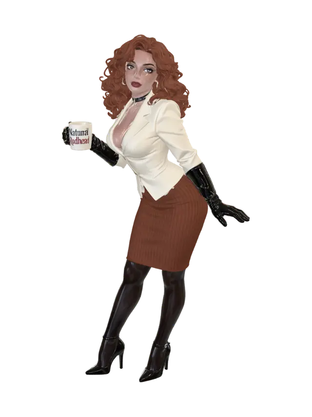 3D model for Natural Redhead