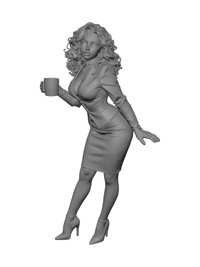 3D model for Natural Redhead