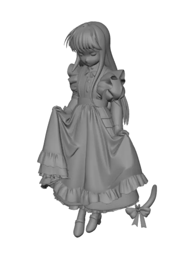 3D model for Melancholy Maid