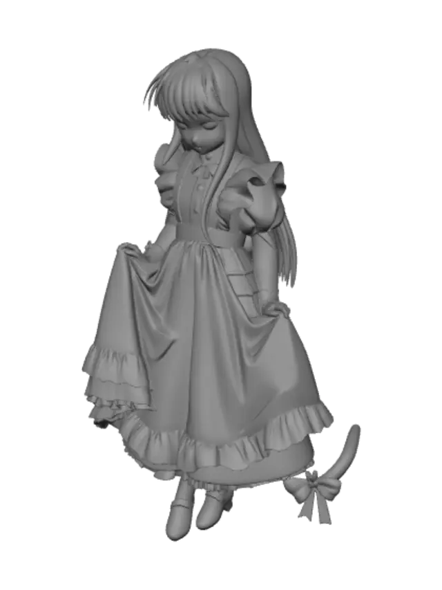 3D model for Melancholy Maid