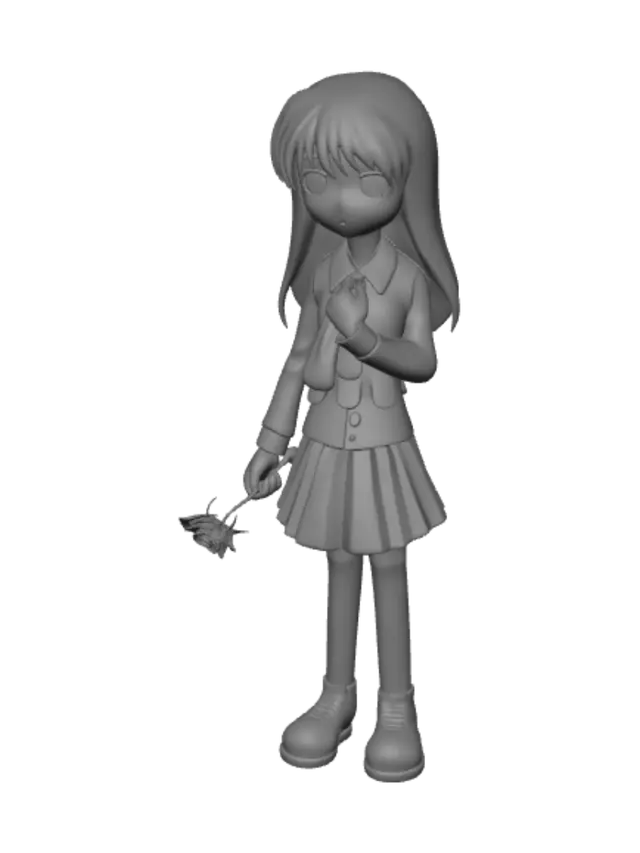 3D model for Crimson Rose