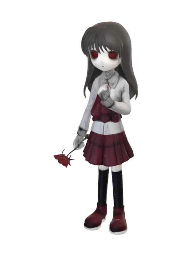 3D model for Crimson Rose