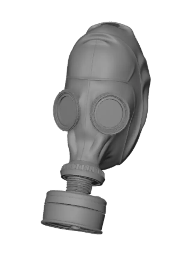 3D model for Gas Mask in the Dark