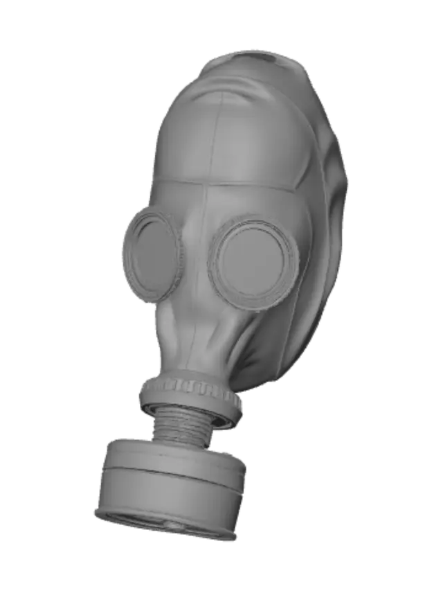 3D model for Gas Mask in the Dark