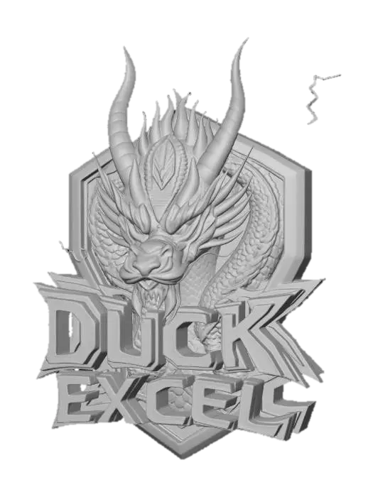 3D model for Dragon Crest Duck Excel