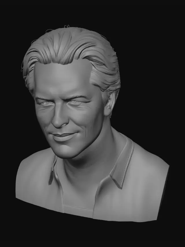 3D model for Sunlit Casual Portrait