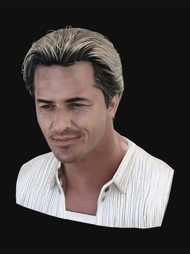 3D model for Sunlit Casual Portrait
