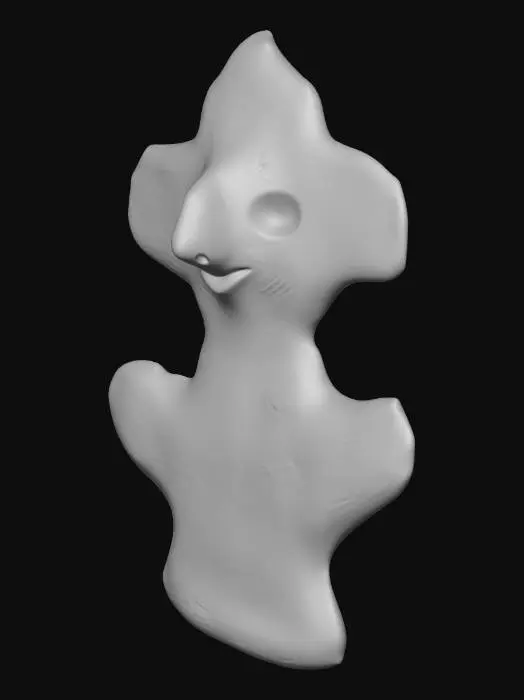 3D model for Smiling Cross Figurine