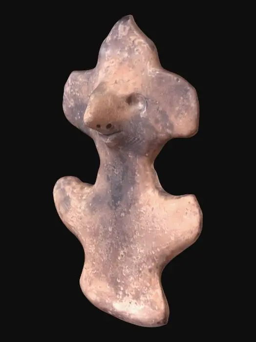 3D model for Smiling Cross Figurine
