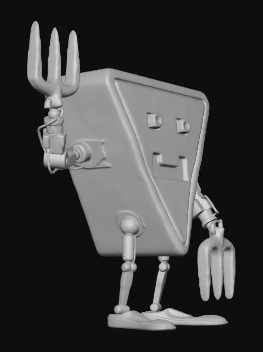 3D model for Triangular Farm Robot