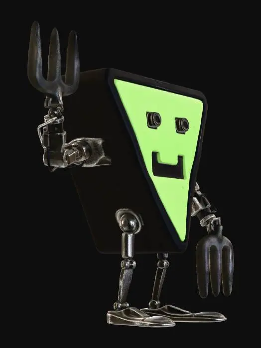 3D model for Triangular Farm Robot