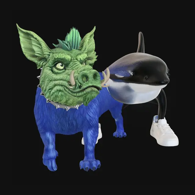3D model for Tidebound Chimera