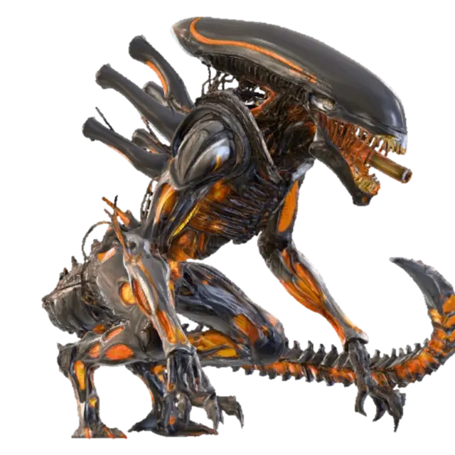Neon Predator - Visuals 3D model, vytvořený pomocí AI
