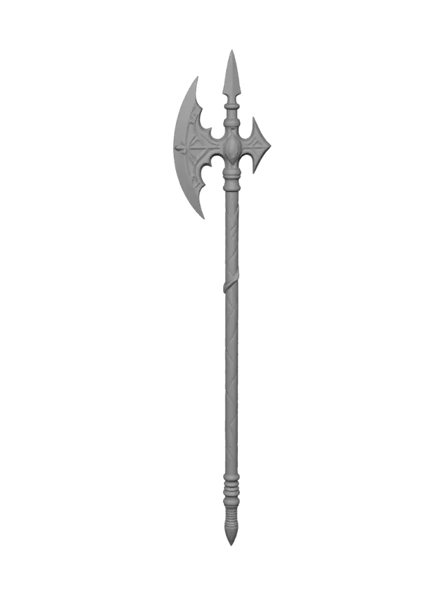 3D model for Azuregem Halberd