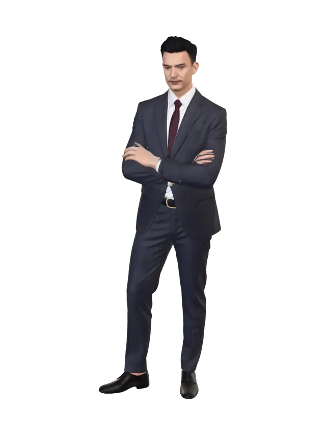 3D model for Ein Mensch mit anzug