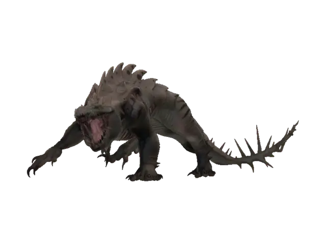 Scp-682 meshy ai - Scp3008 3D model, vytvořený pomocí AI