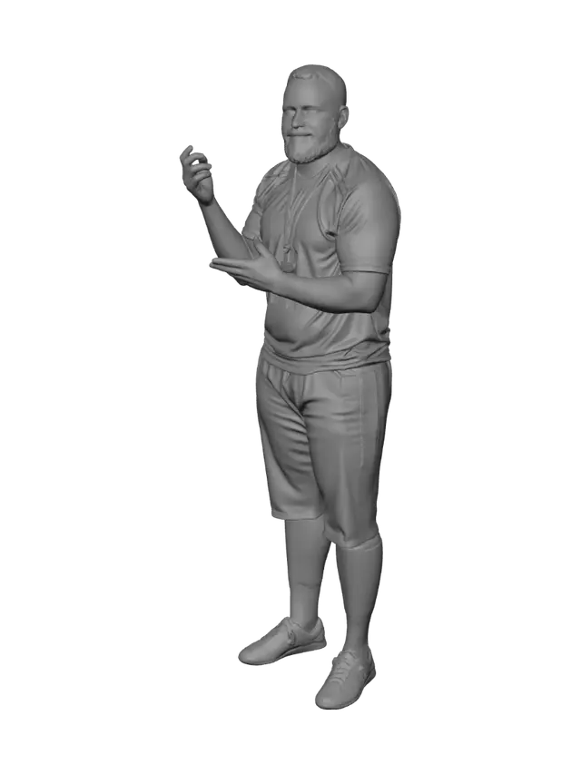3D model for Champion with Trophy