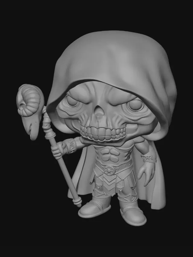 3D model for Shadowcloak Lich
