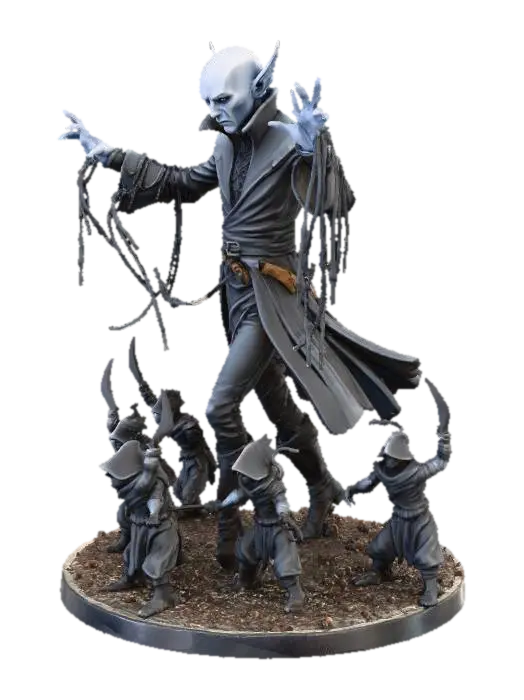 Mystic Conqueror 3D model, vytvořený pomocí AI