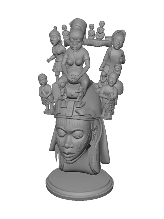 3D model for Crown of Ancestors