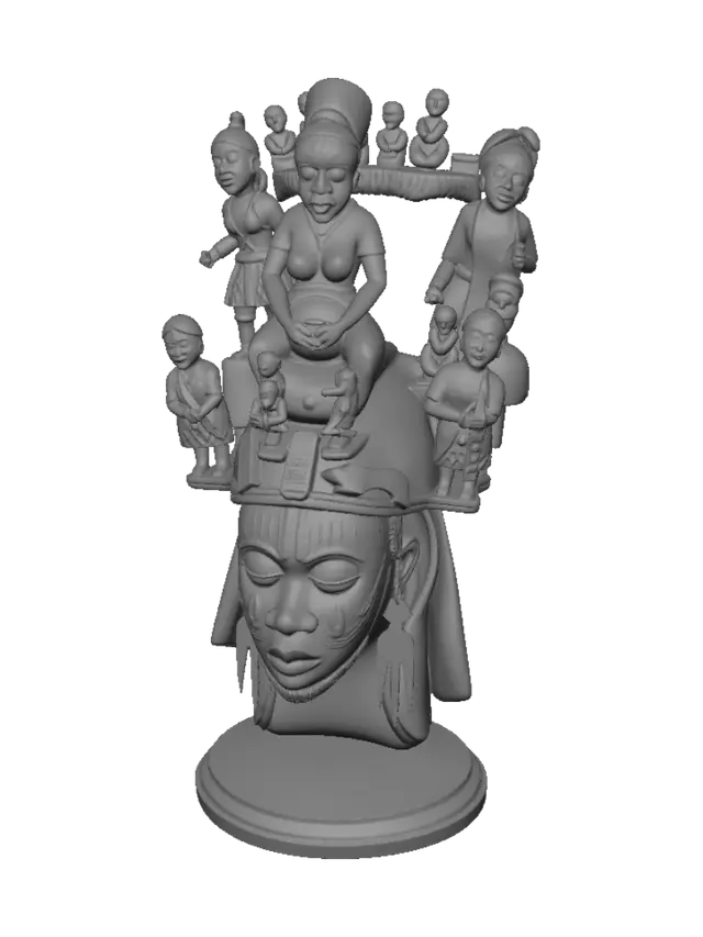 3D model for Crown of Ancestors