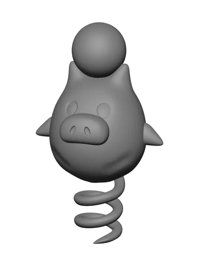 3D model for Spoink Evolution