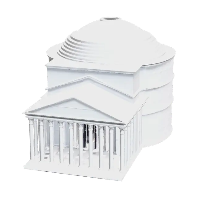 3D model for Low-Poly Historicalbuilding