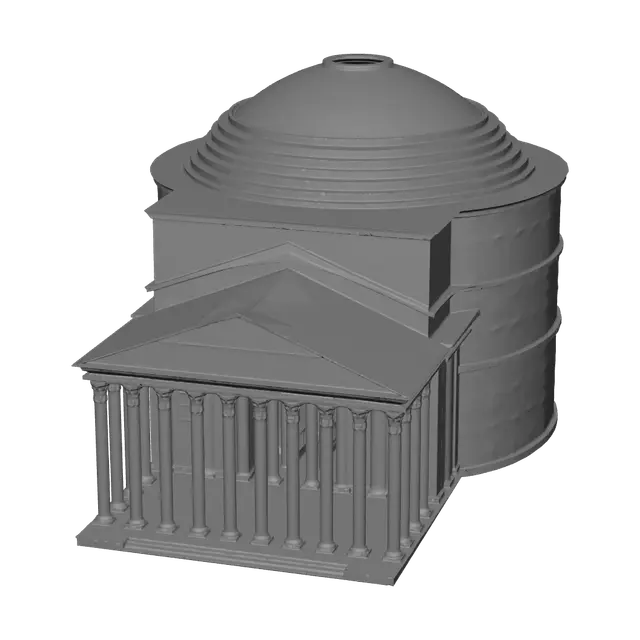 3D model for Low-Poly Historicalbuilding