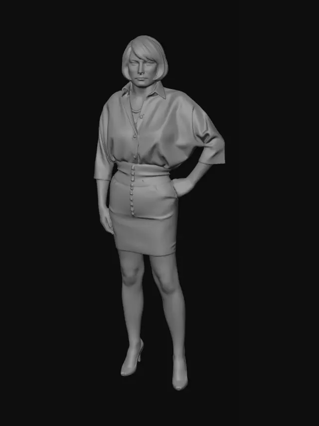 3D model for mona