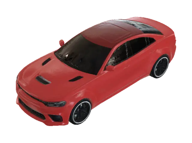 3D model for Crimson SRT Hellcat Front View